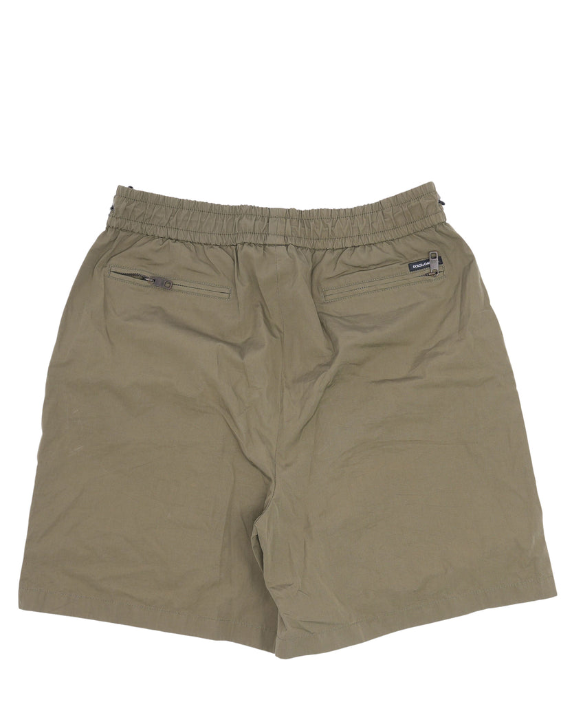 Zipper Pocket Cargo Shorts