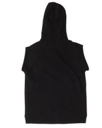 Vintage Cross Patch Sleeveless Zip-Up Hoodie