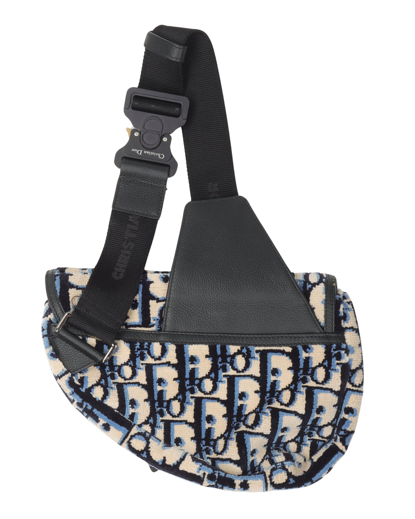 Knit Monogram Saddlebag