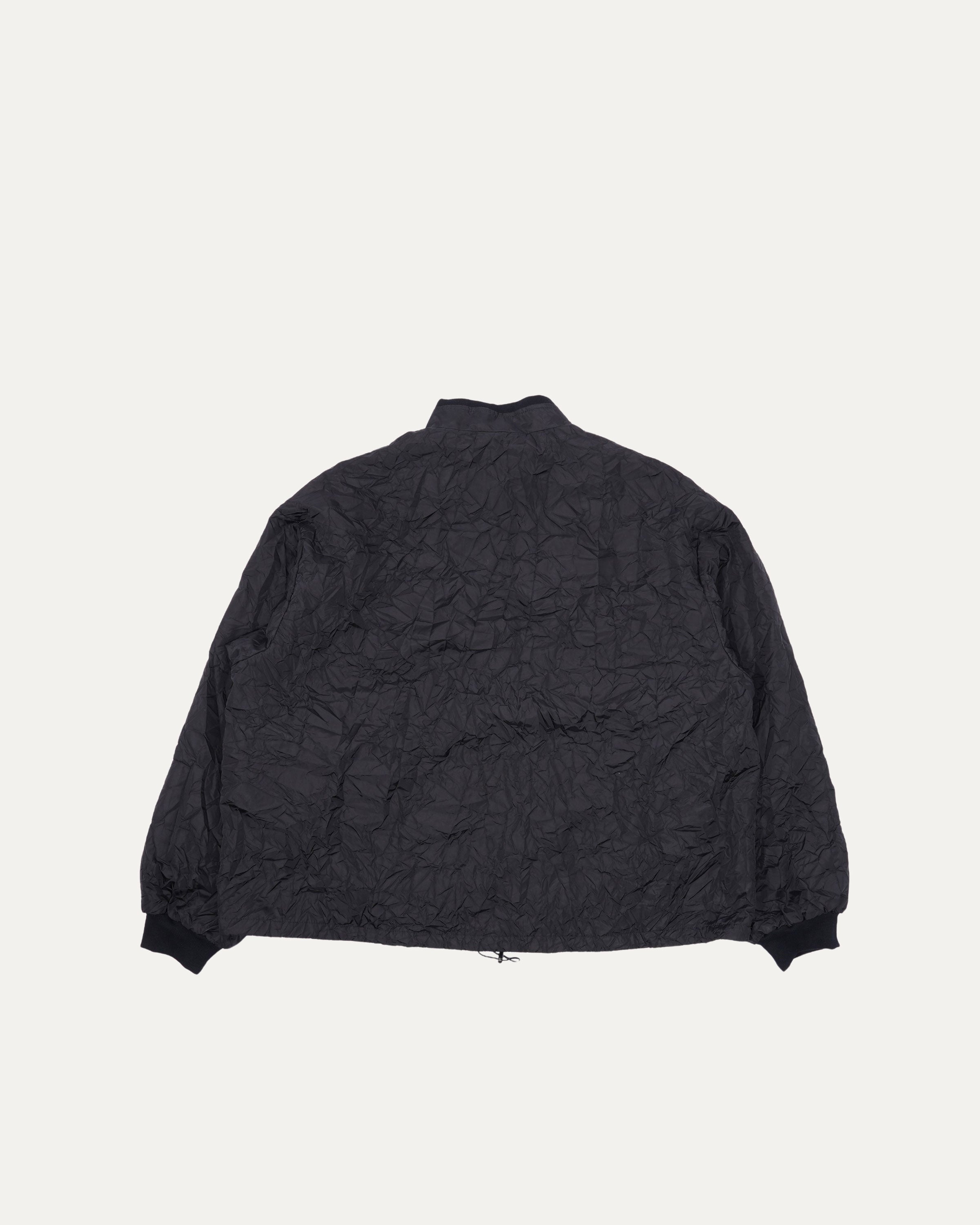 Crinkle Nylon Track Jacket