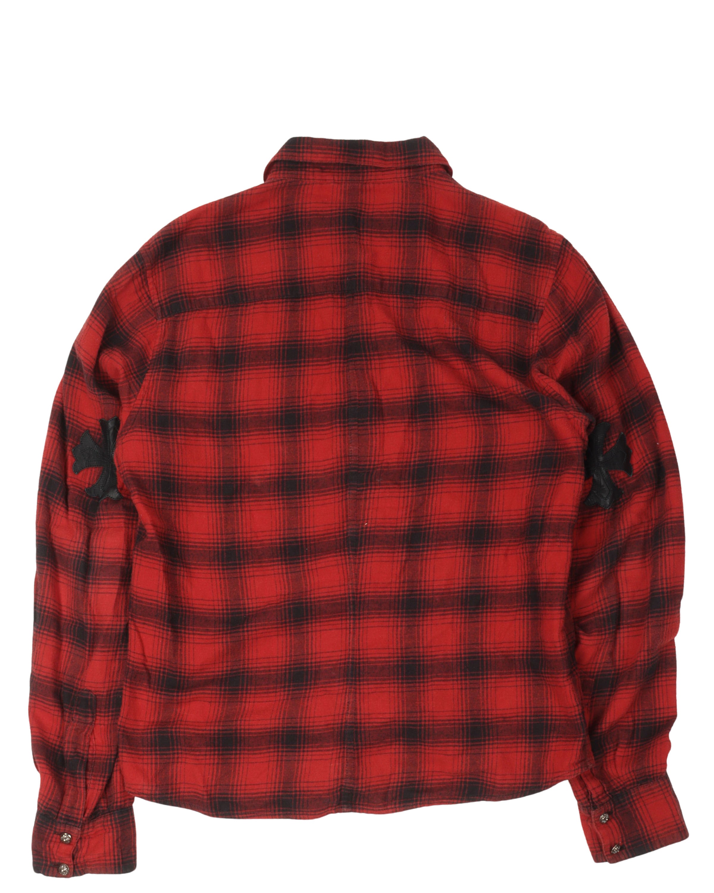 Cross Patch Flannel Shirt