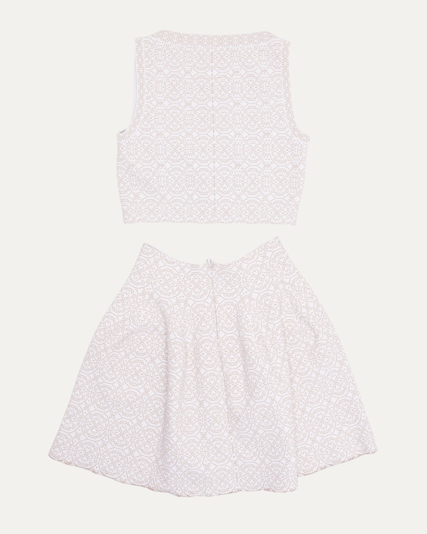 Lurex Jacquard Knit Set