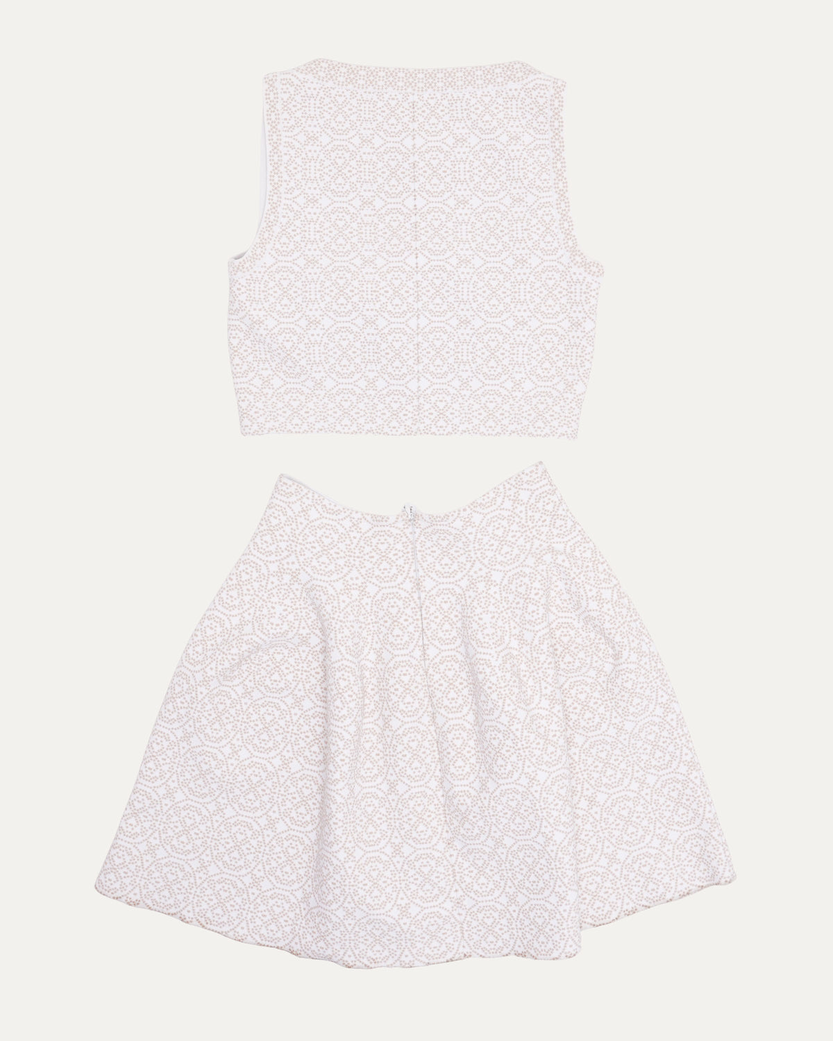Lurex Jacquard Knit Set