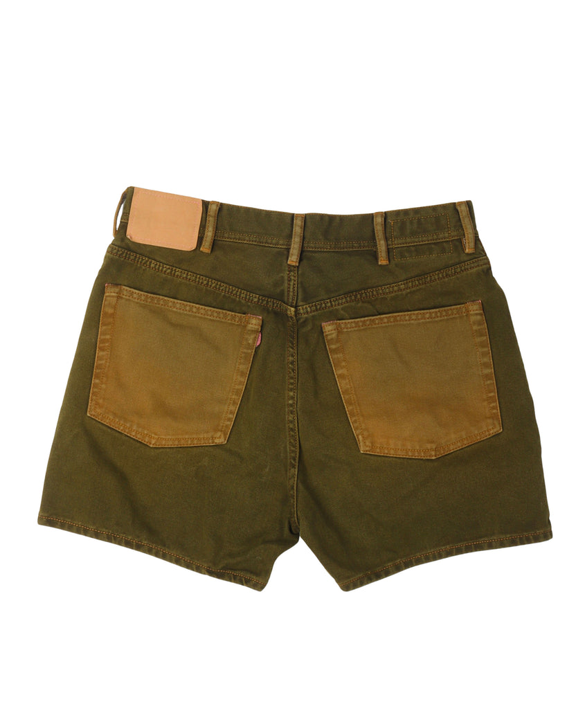 Bla Konst Sun Faded Denim Shorts