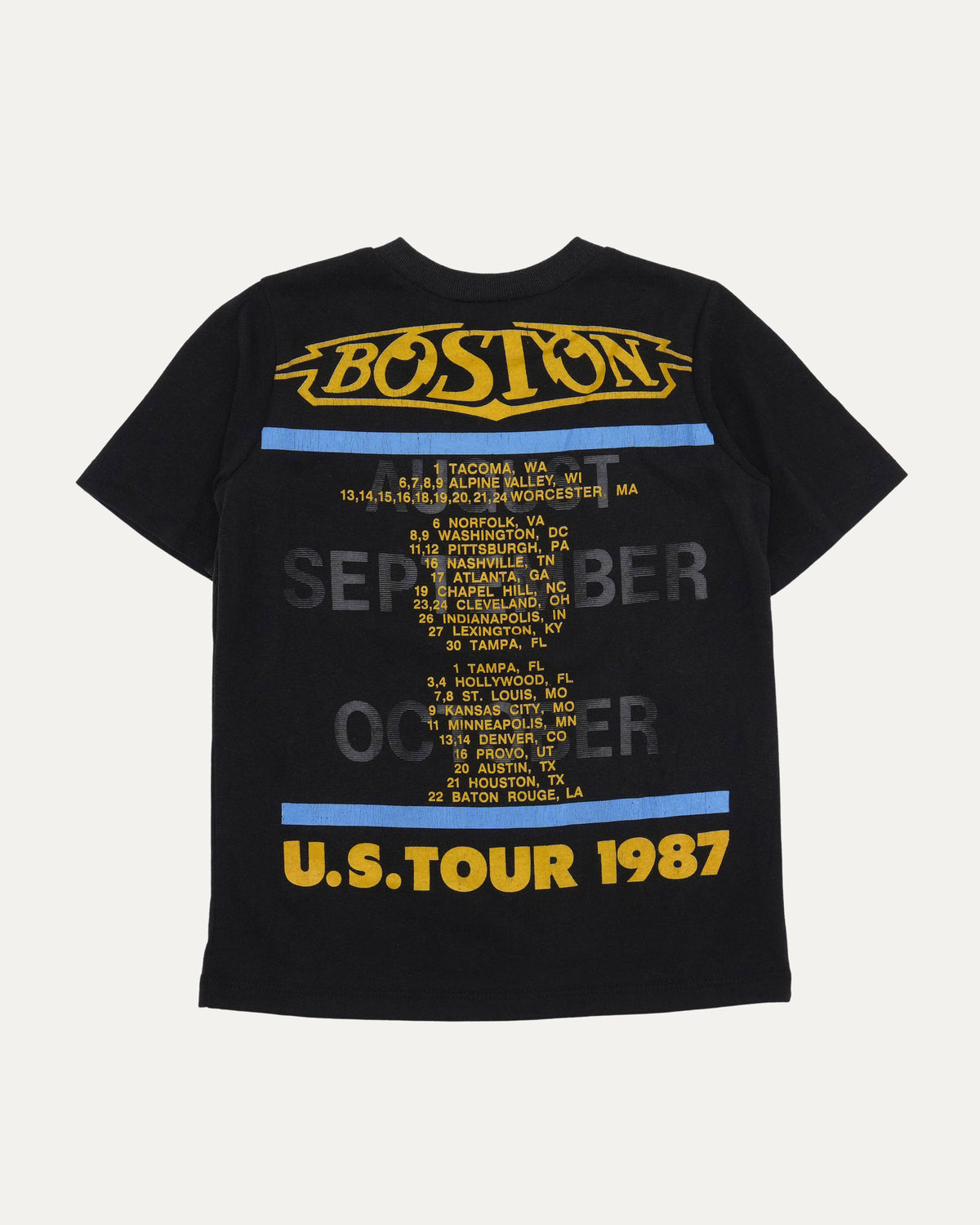 Boston US Tour 1987 Children's Recut T-Shirt