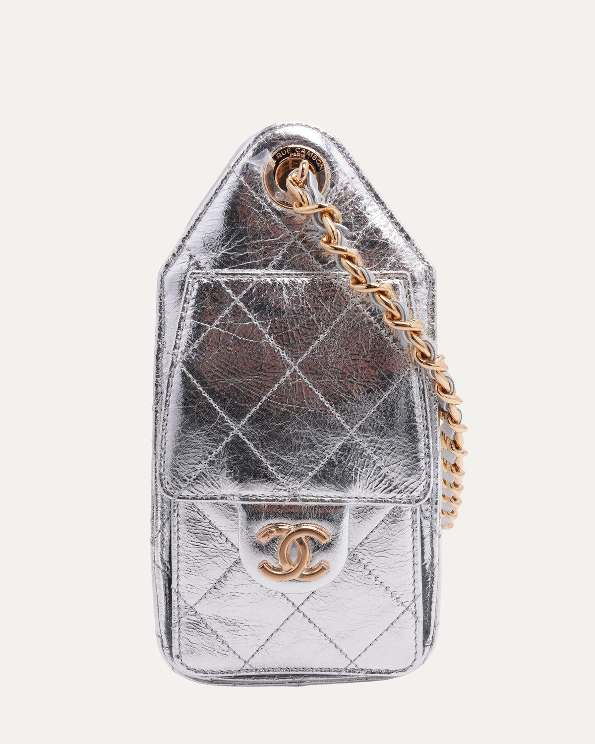 Metallic Quilted Mini 25 Hobo Bag