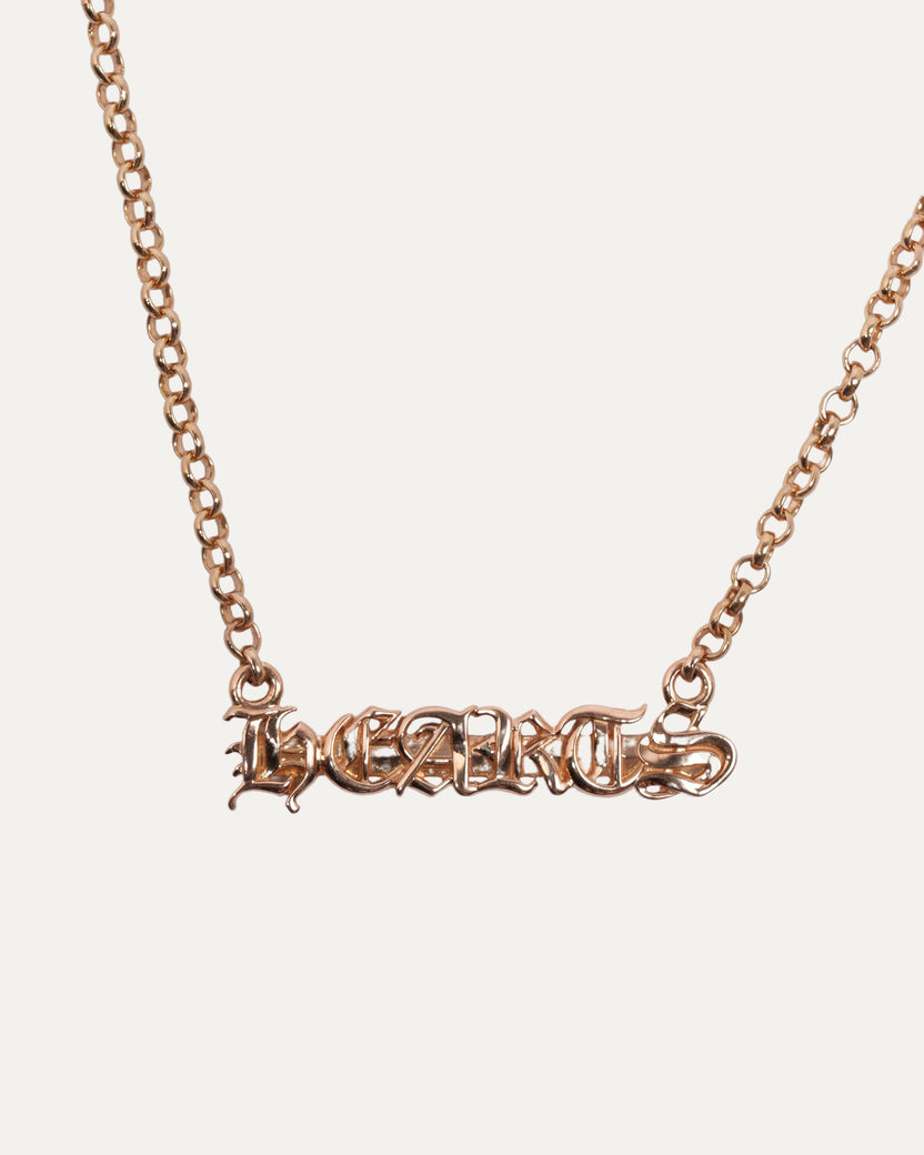 22k Gold Nameplate Necklace