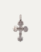 Emerald Filigree Cross Pendant