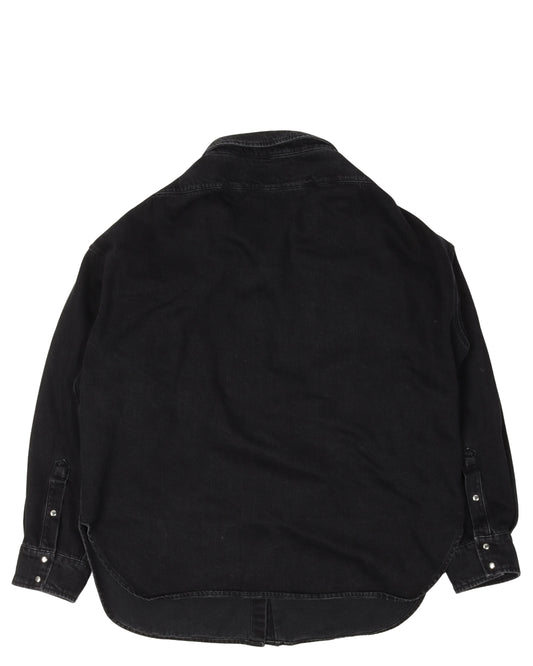 Drop Shoulder Denim Shirt