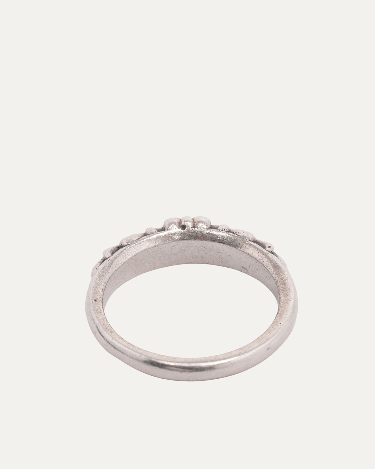Mini Floral Cross Ring