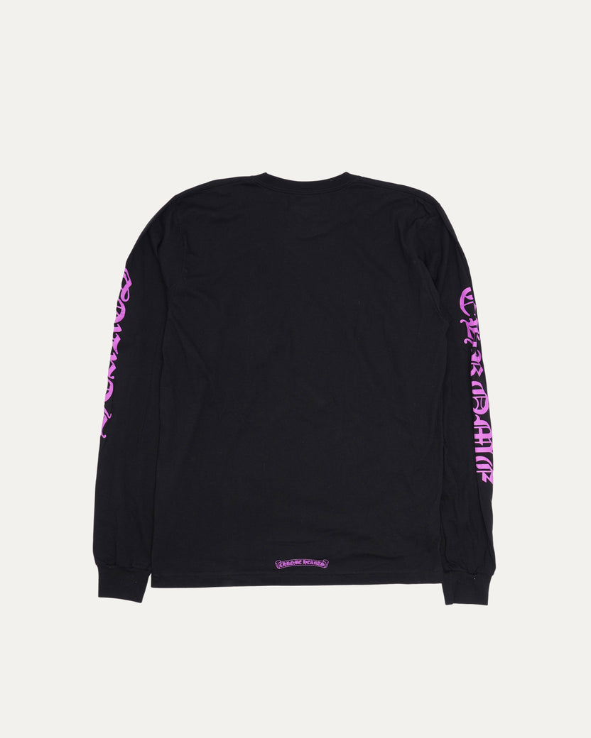 Neck Logo Long Sleeve T-Shirt