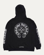 Monogram Vertical Logo Hoodie