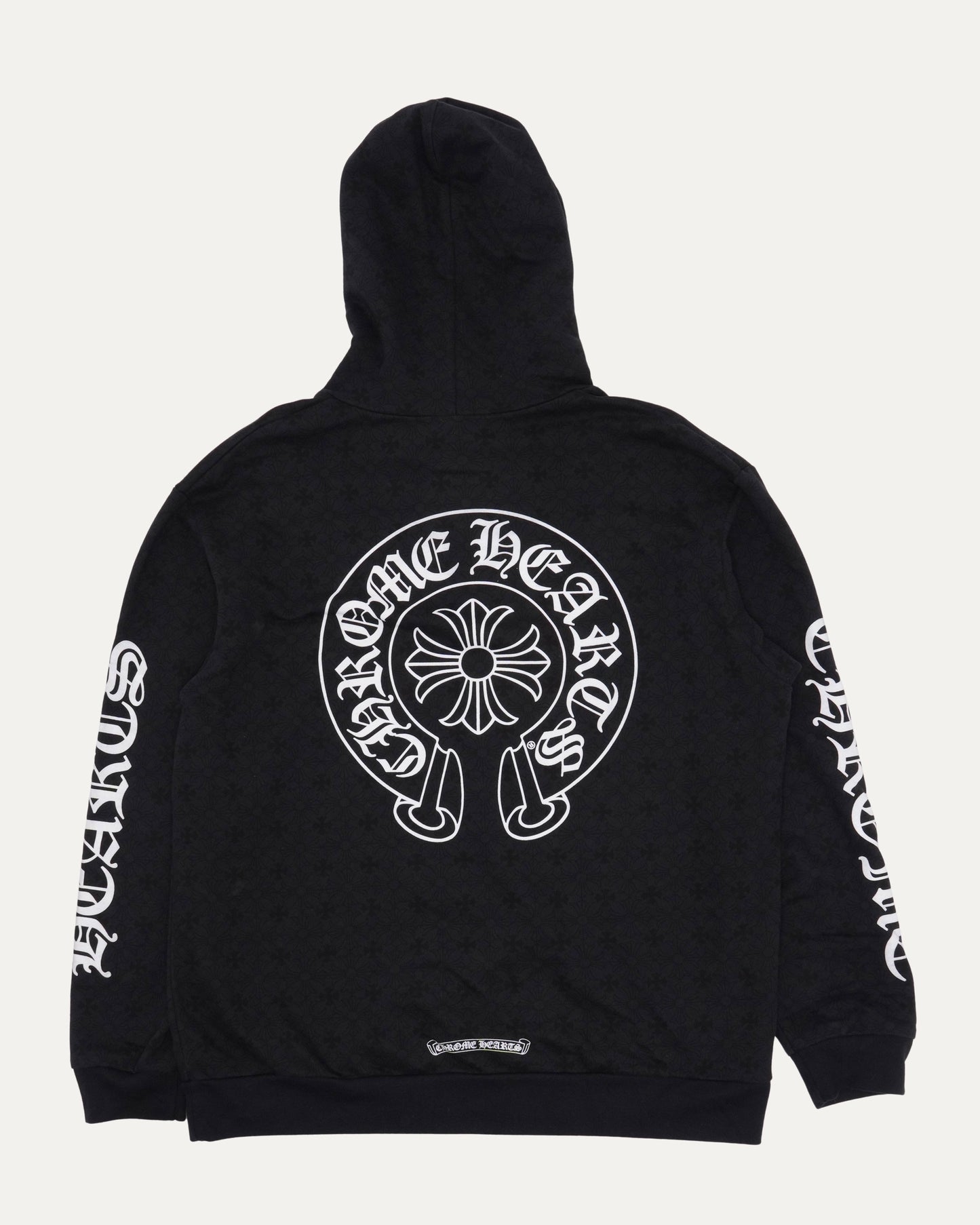 Monogram Vertical Logo Hoodie