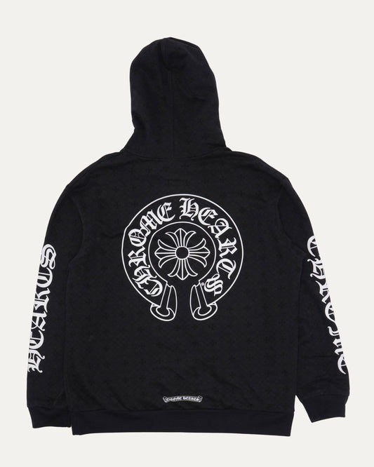 Monogram Vertical Logo Hoodie