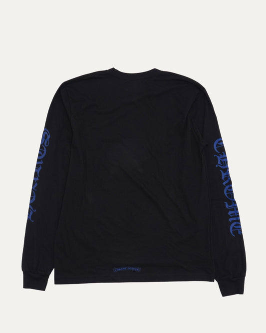 Neck Logo Long Sleeve Pocket T-Shirt