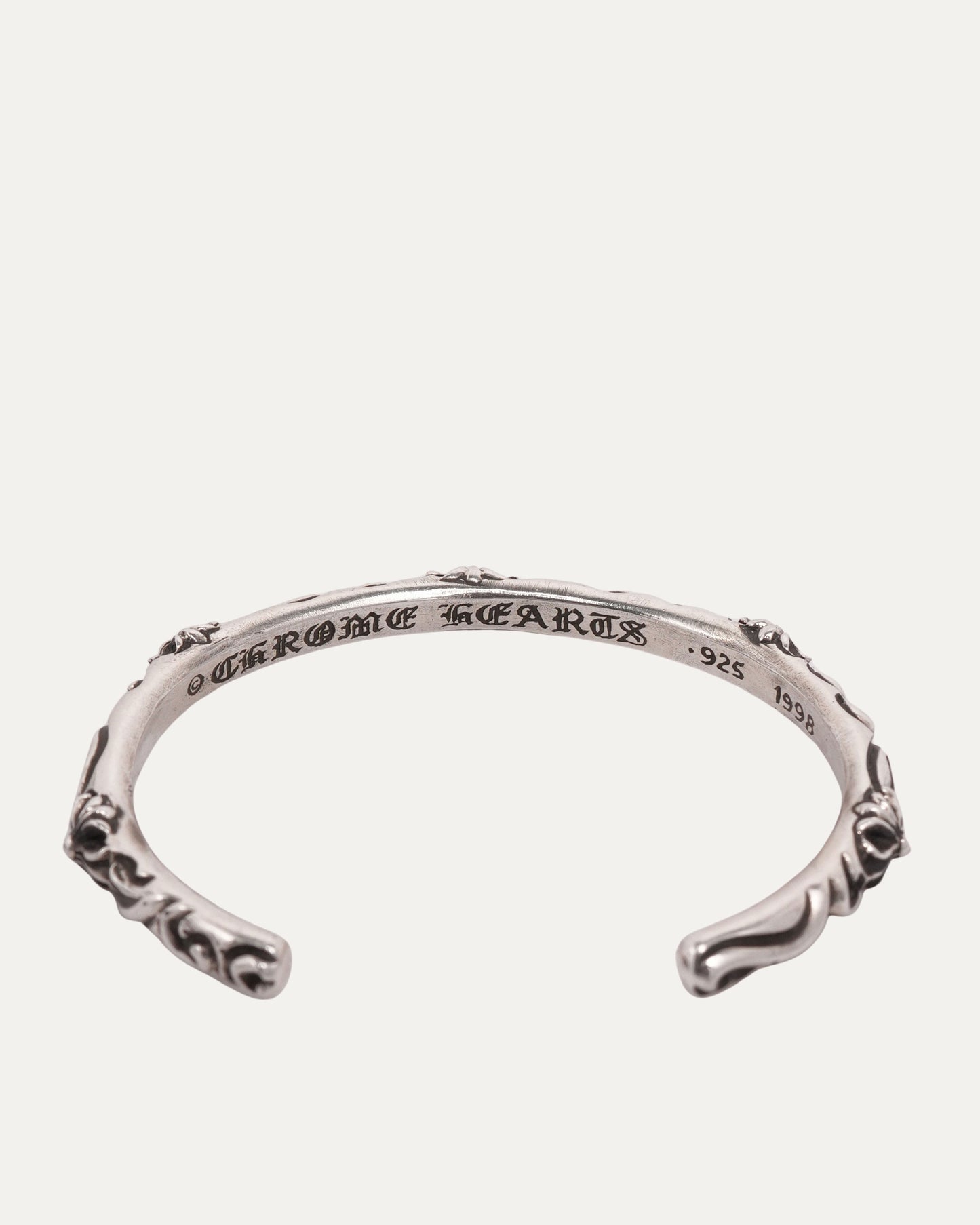 Scroll Plus Cross Bangle