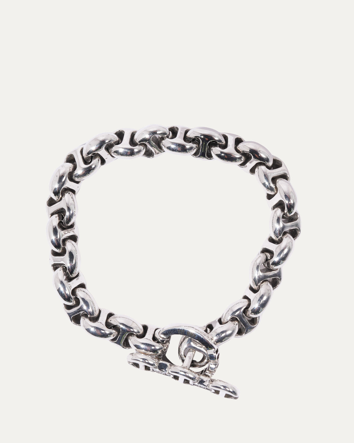 10MM Open-Link Bracelet with Diamonds