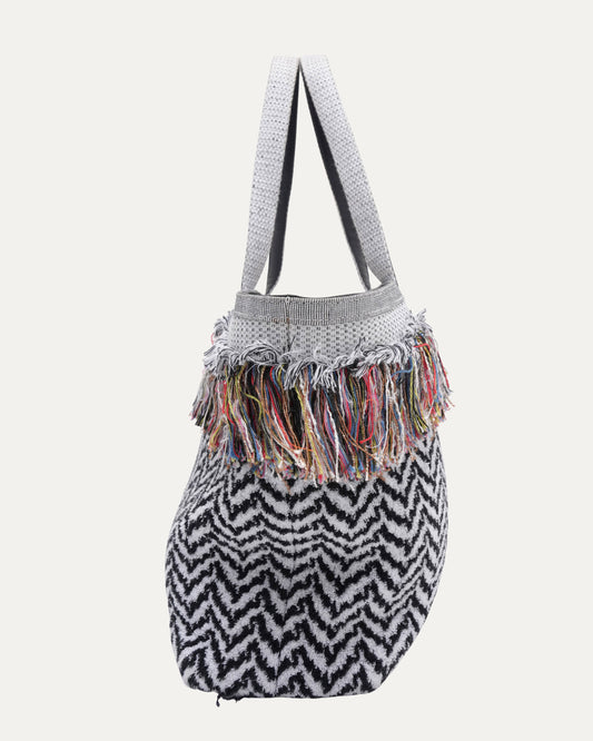 Paris-Dubai Extraordinary Fringe Beach Bag