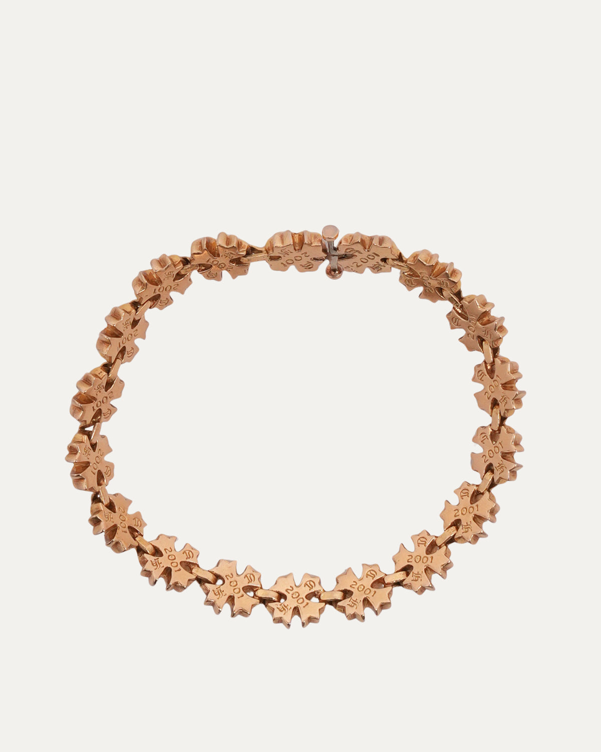 Gold Diamond Tiny Plus Bracelet