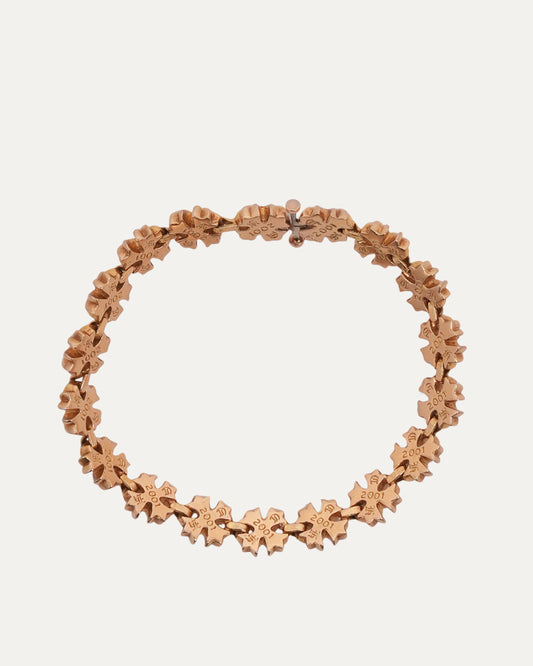 Gold Diamond Tiny Plus Bracelet