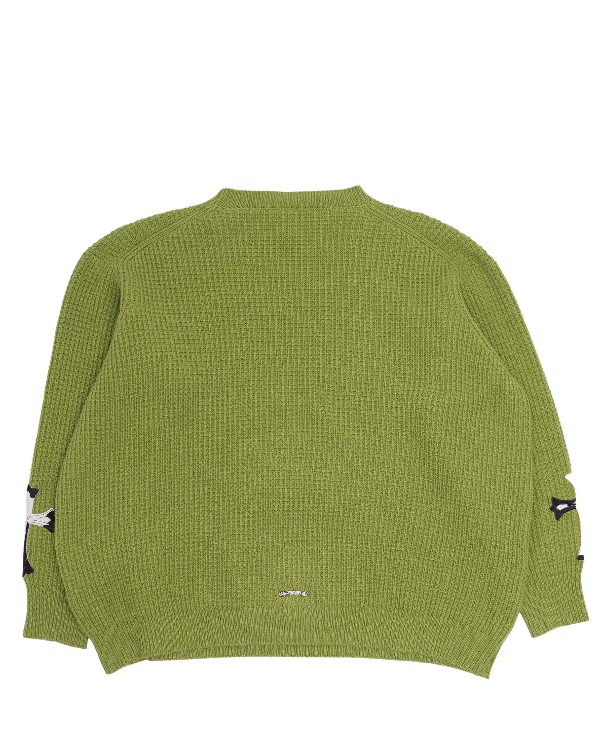 Cashmere Cross Patch Sweater