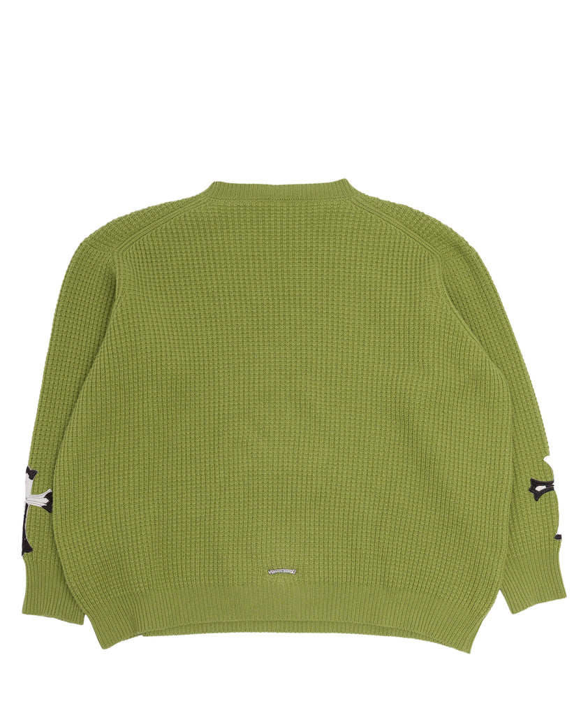 Cashmere Cross Patch Sweater