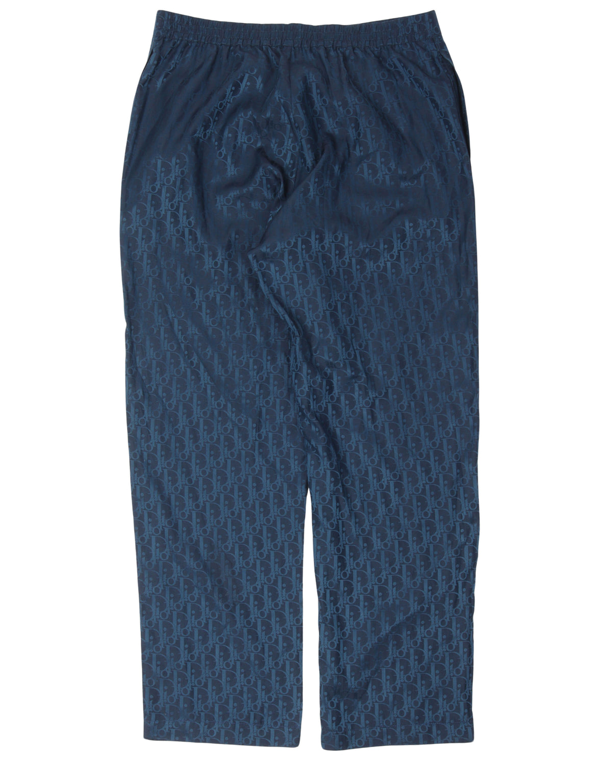 Silk Blend Oblique Monogram Pants