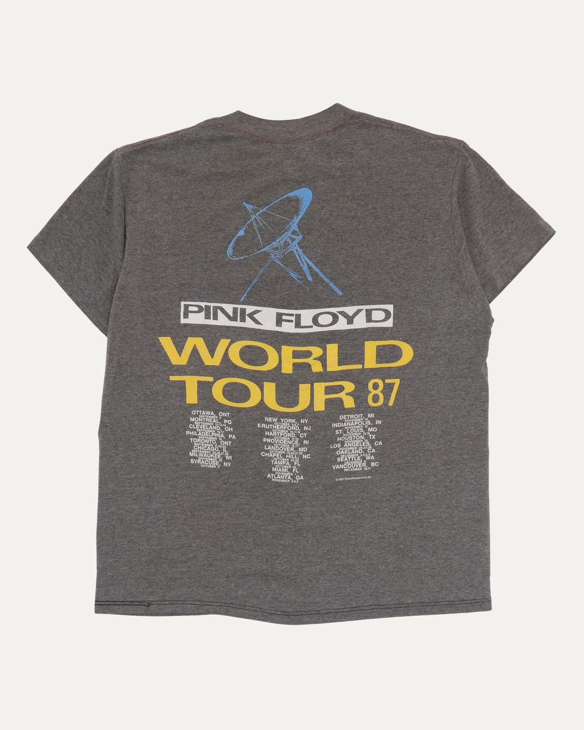 Pink Floyd World Tour 1987 T-Shirt