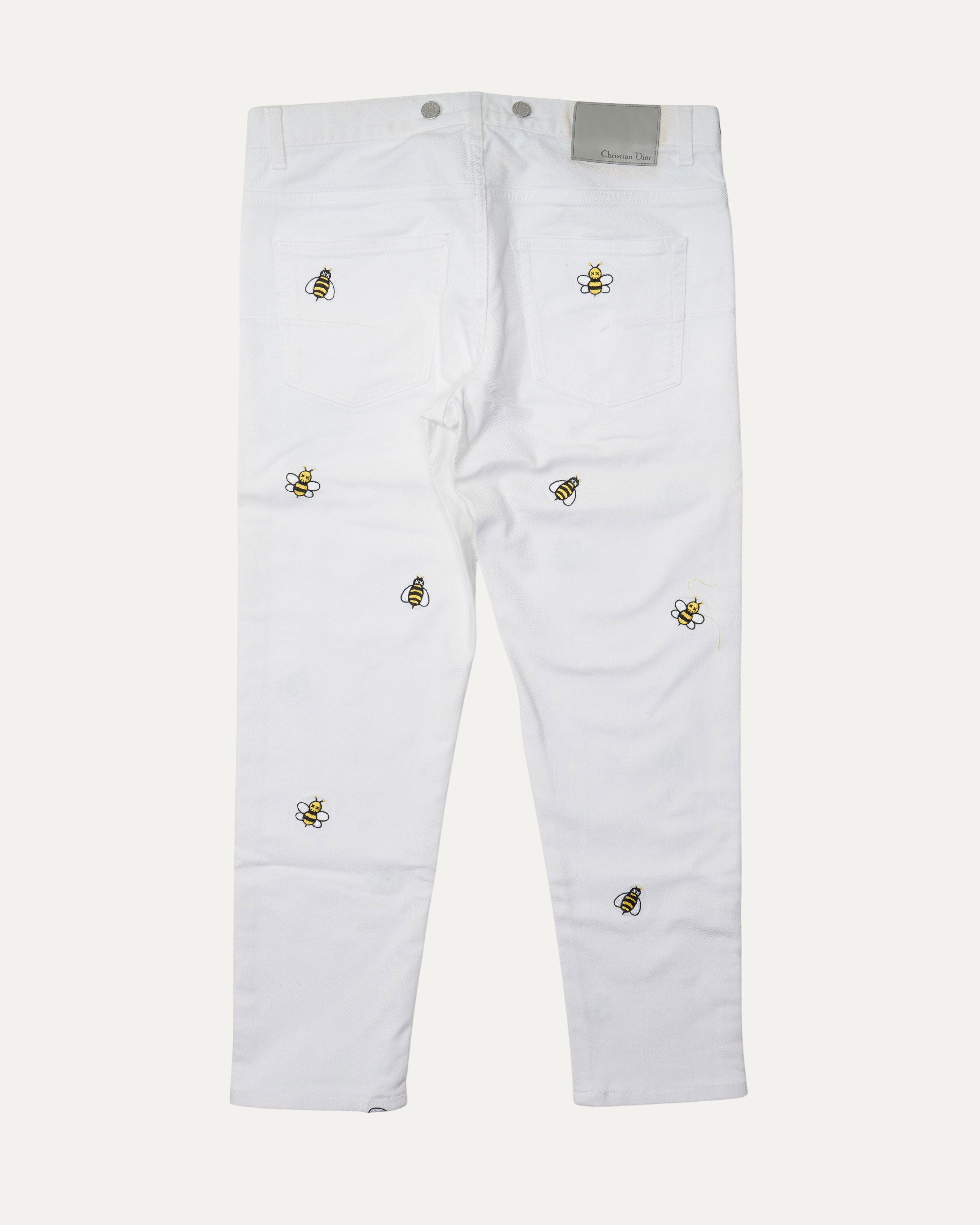 Kaws Bee Embroidery Jeans