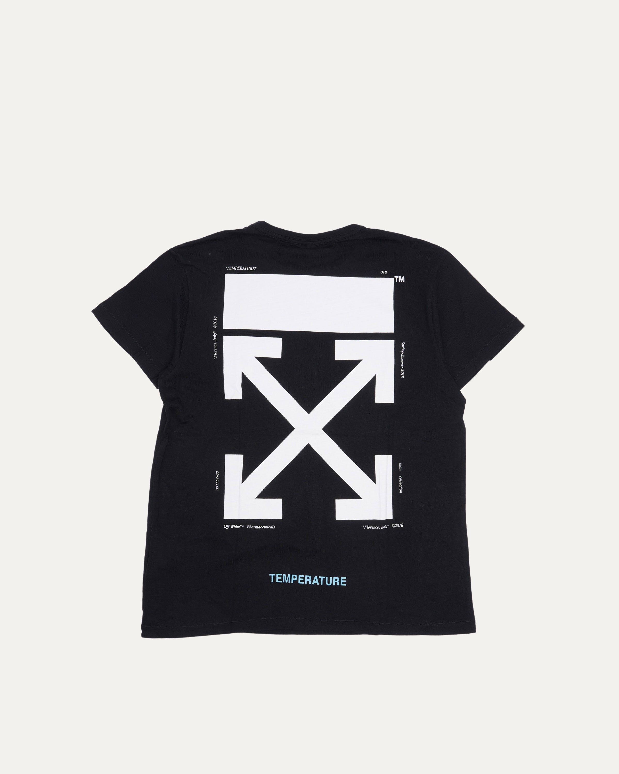 Off white pharmaceuticals t shirt best sale