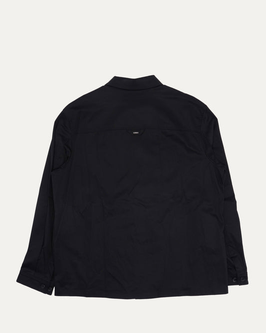 Flocked Casual Overshirt