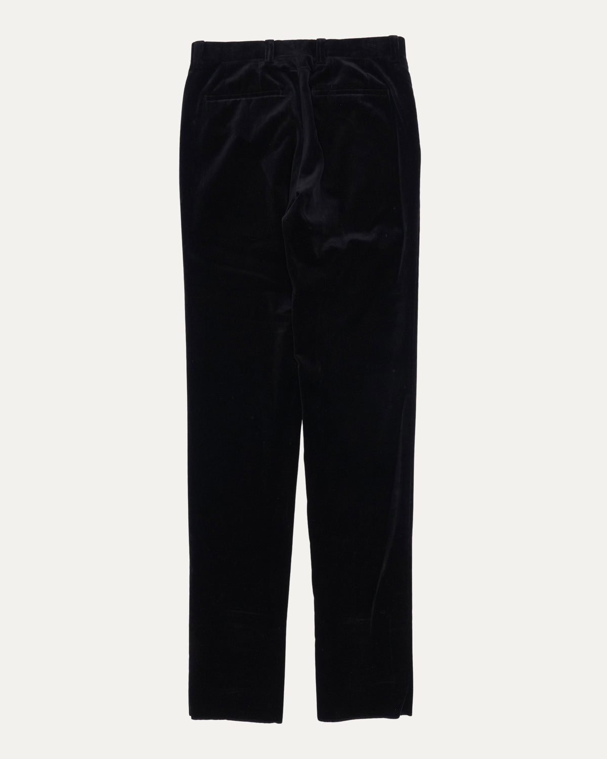 Slim Fit Velvet Trousers