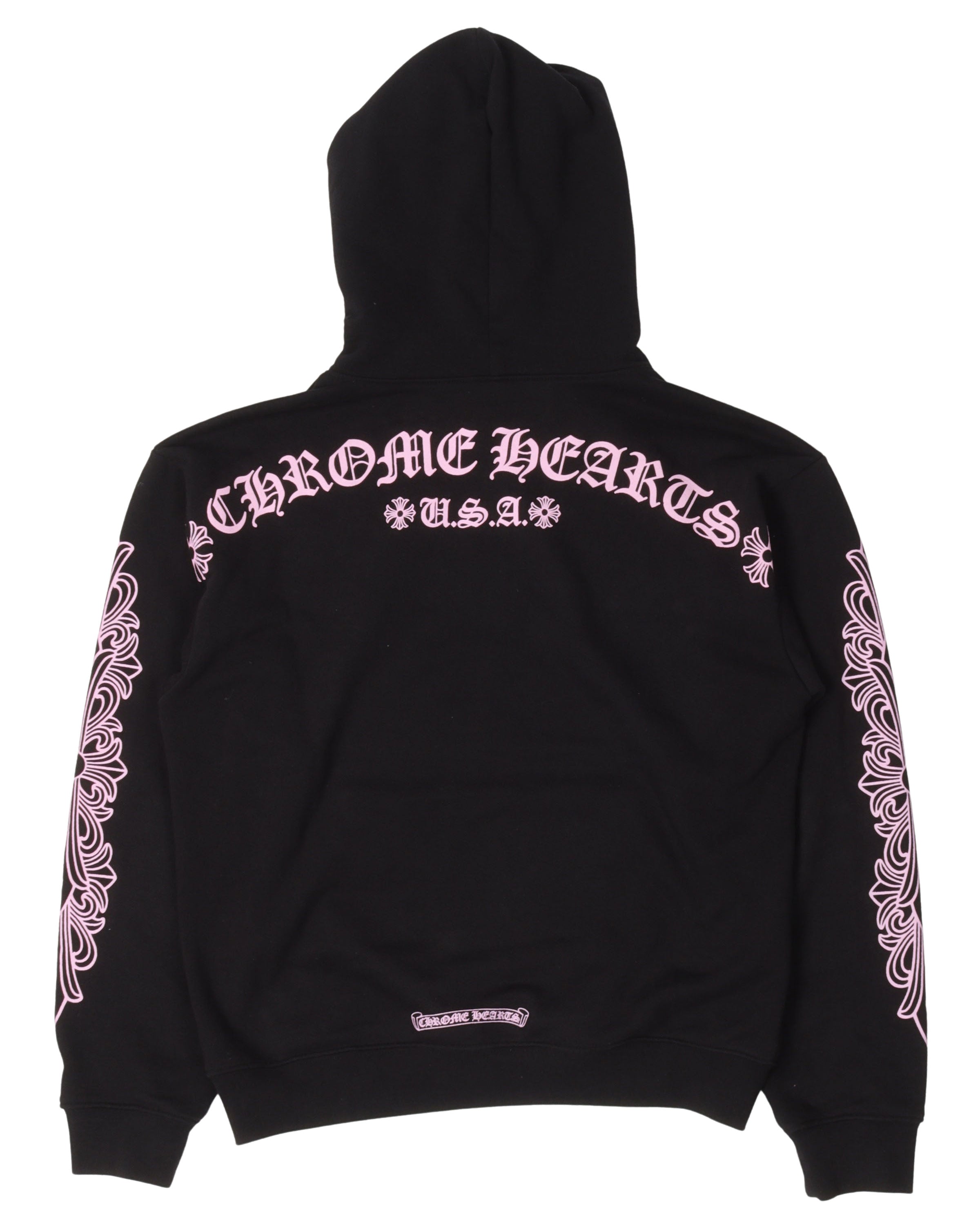 Friend & Family Pink Logo Hoodie