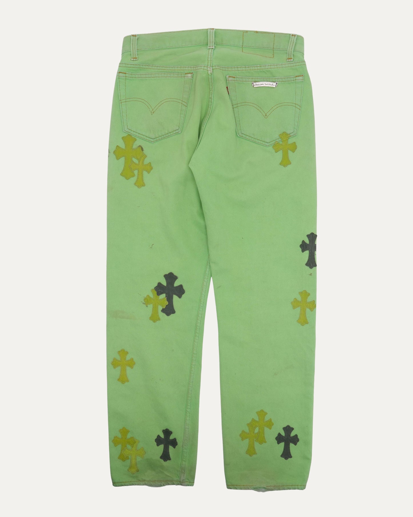 Matty Boy Sex Records Levis 501 Cross Patch Jeans