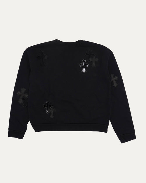 Paper Jam Cross Patch Crewneck Sweatshirt
