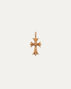 Gold Sapphire Tiny Fat Pendant