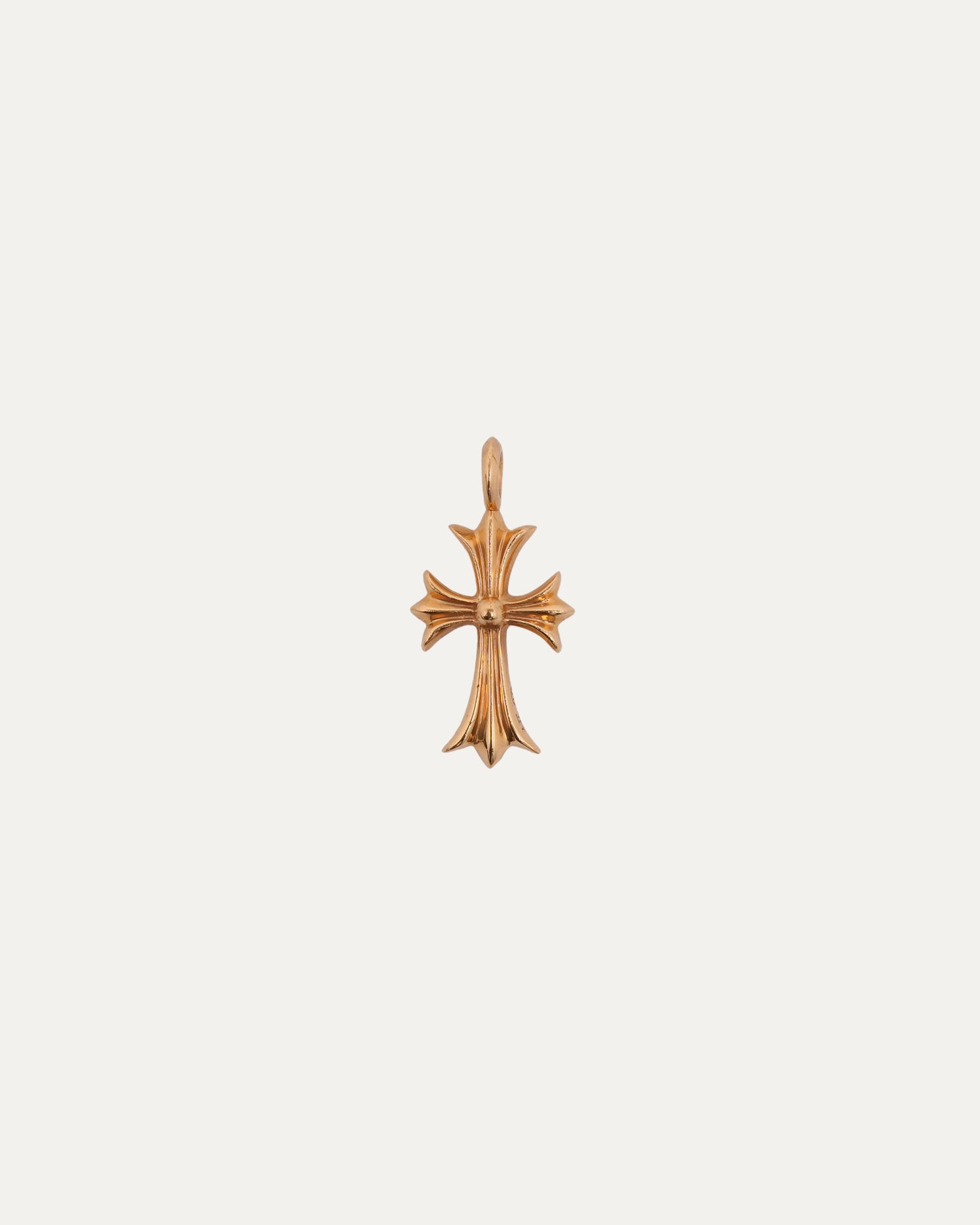 Gold Sapphire Tiny Fat Pendant