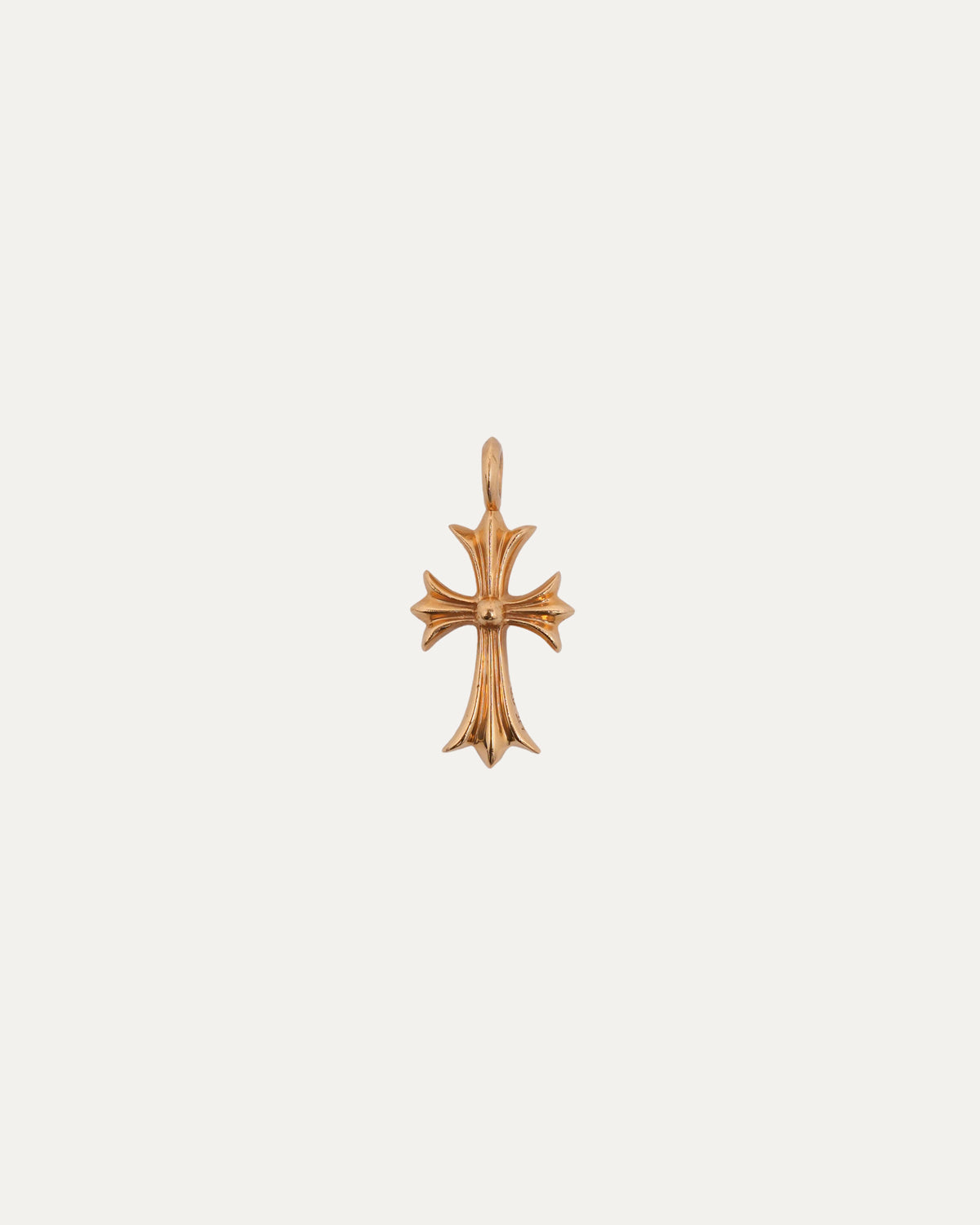 Gold Sapphire Tiny Fat Pendant