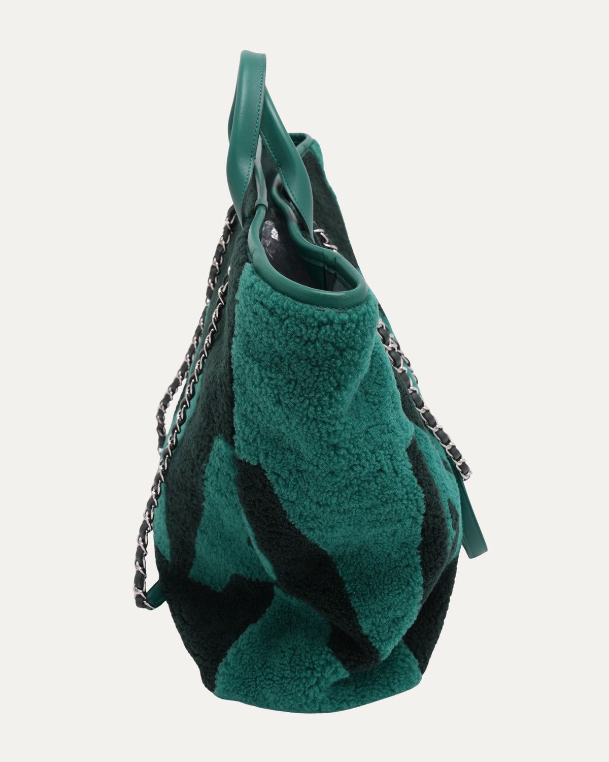 Large Shearling Deauville Shopping Tote