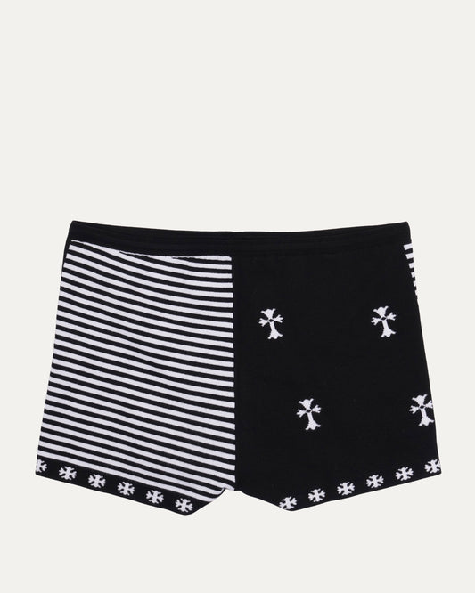 Striped Cross Border Shorts
