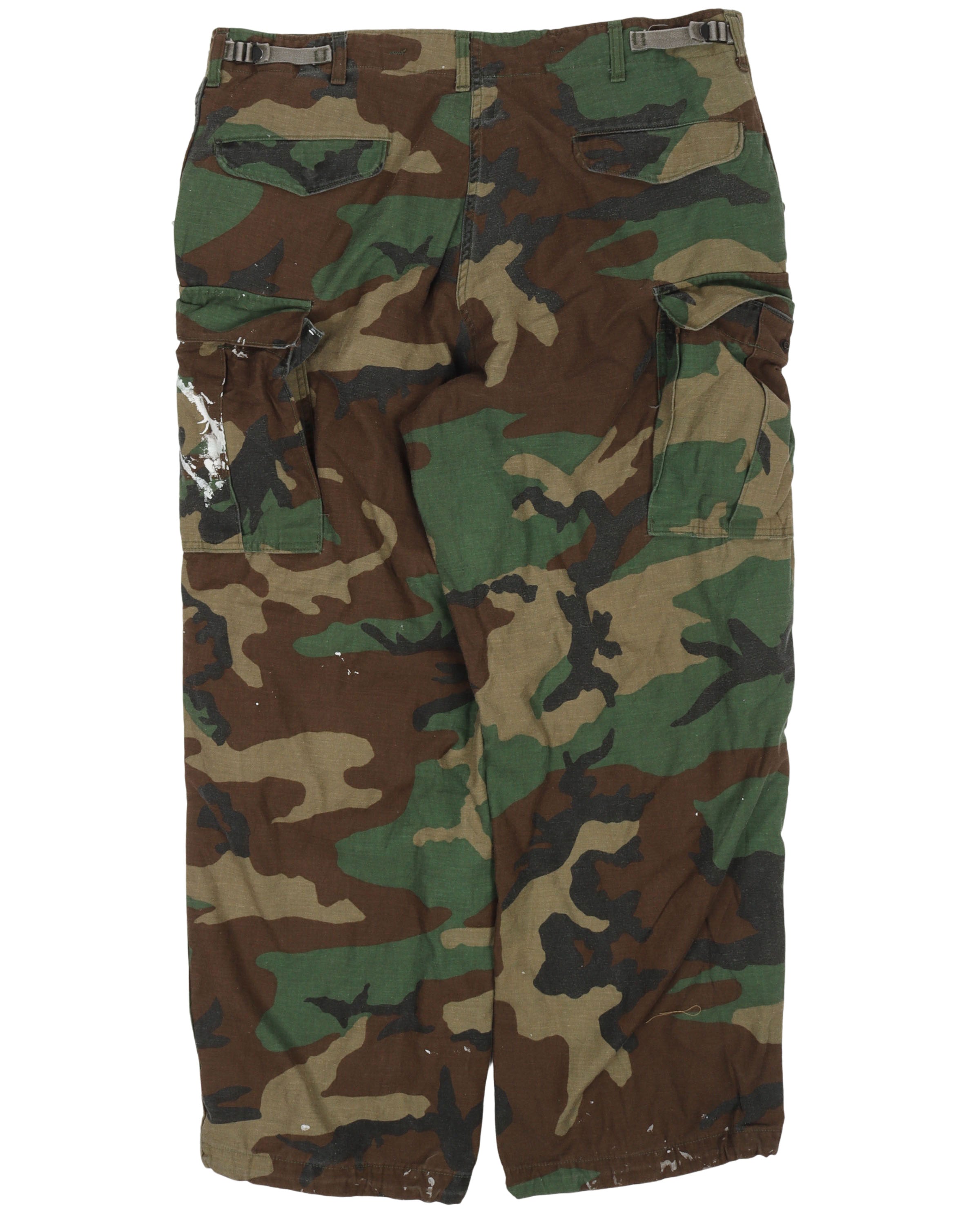 Paint Camouflage Cargo Pants