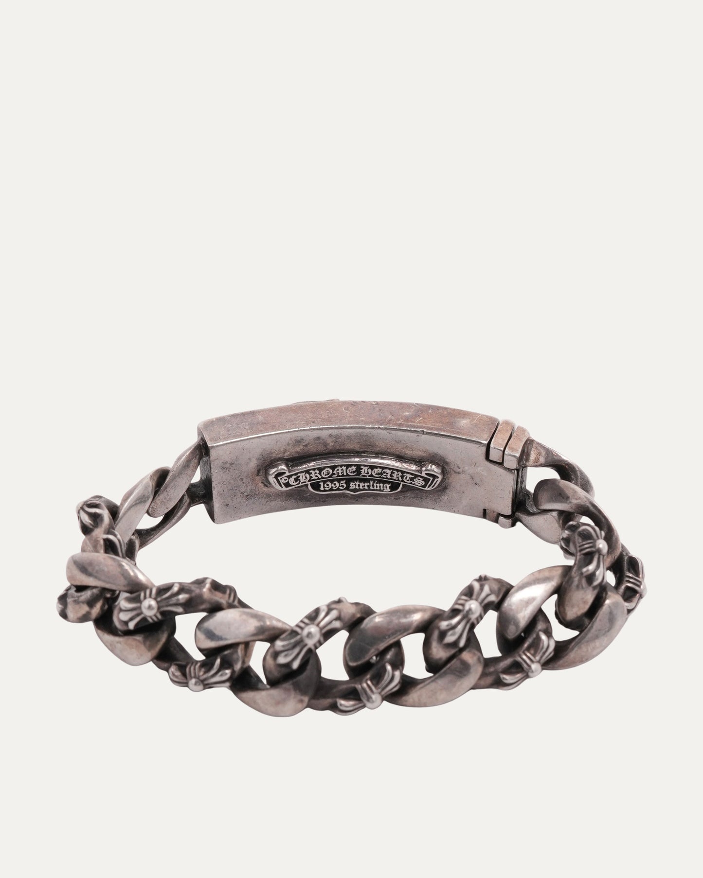 Heart Dagger Fancy Link ID Bracelet