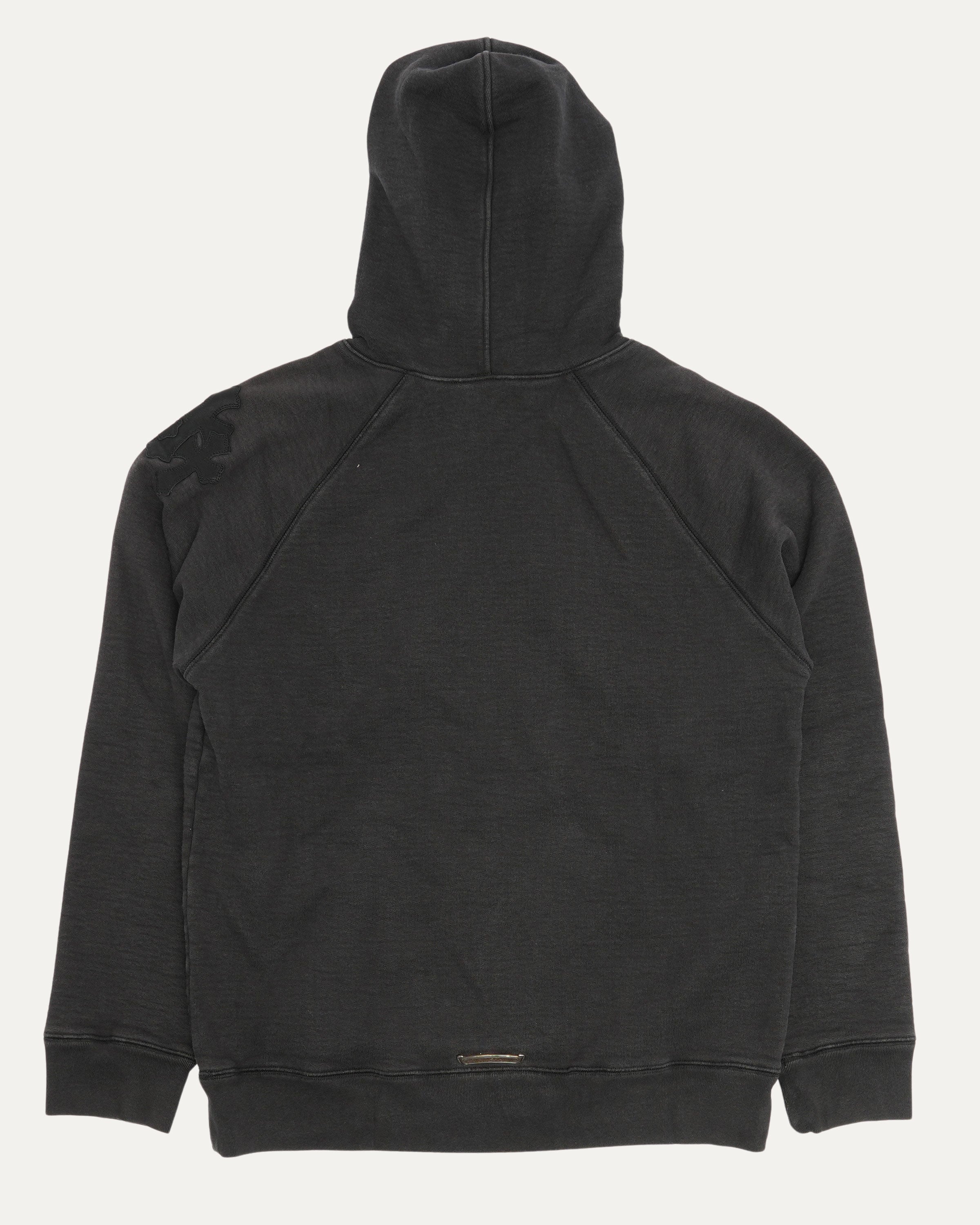 Paper Jam Cemetery Cross Patch Hoodie