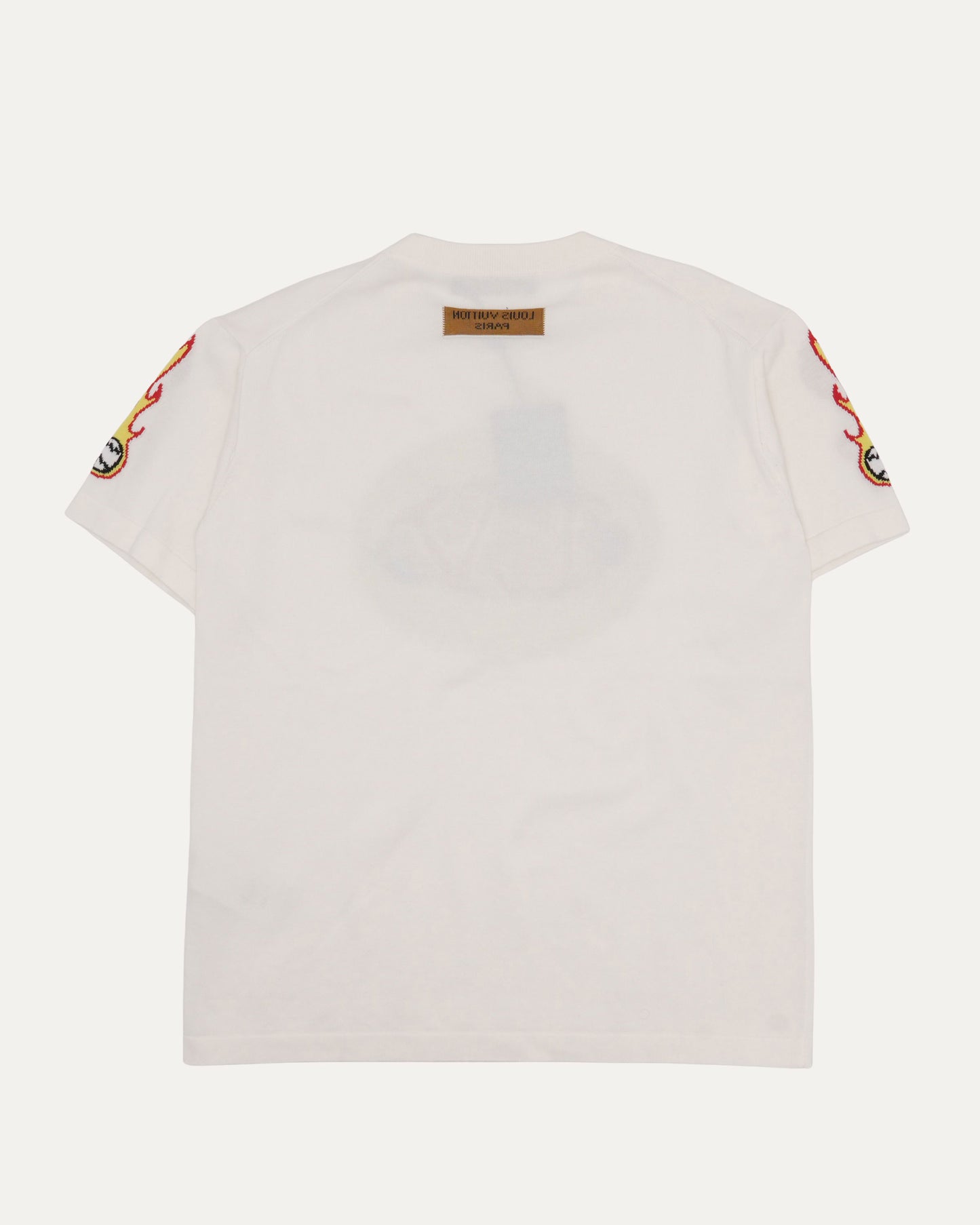 Intarsia Knit Baseball T-Shirt