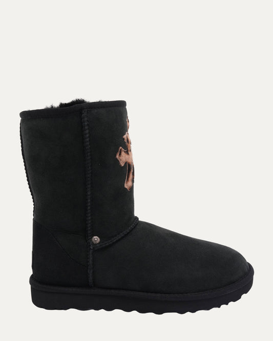 Cross Patch Embellished Ugg Boots