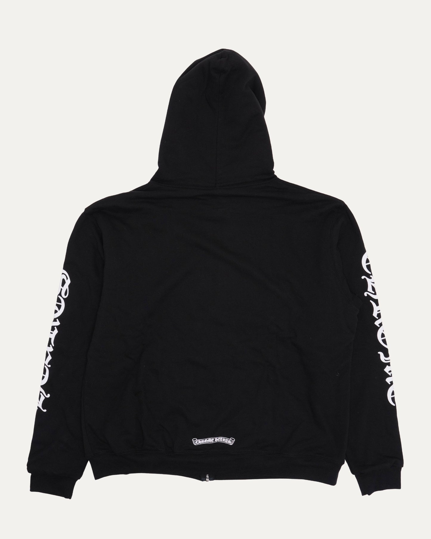 Vertical Logo Thermal Lined Zip Up Hoodie
