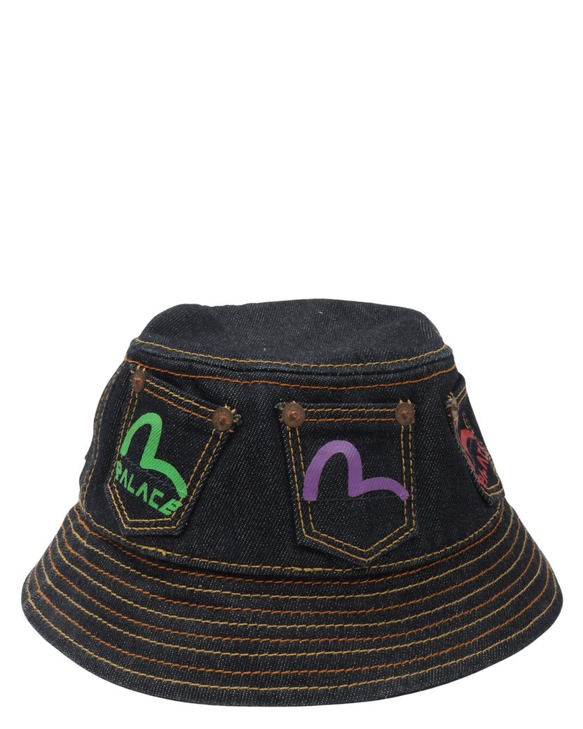 Evisu Denim Bucket Hat