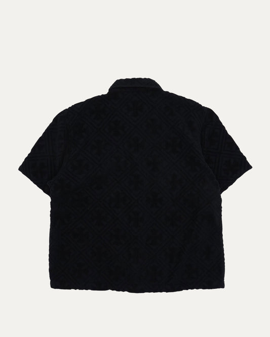 Terry Cloth Short Sleeve Shirt