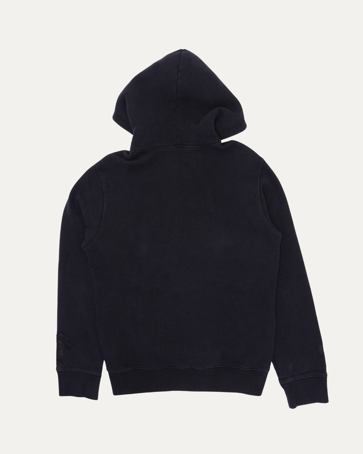 Cross Patch Zip Up Hoodie