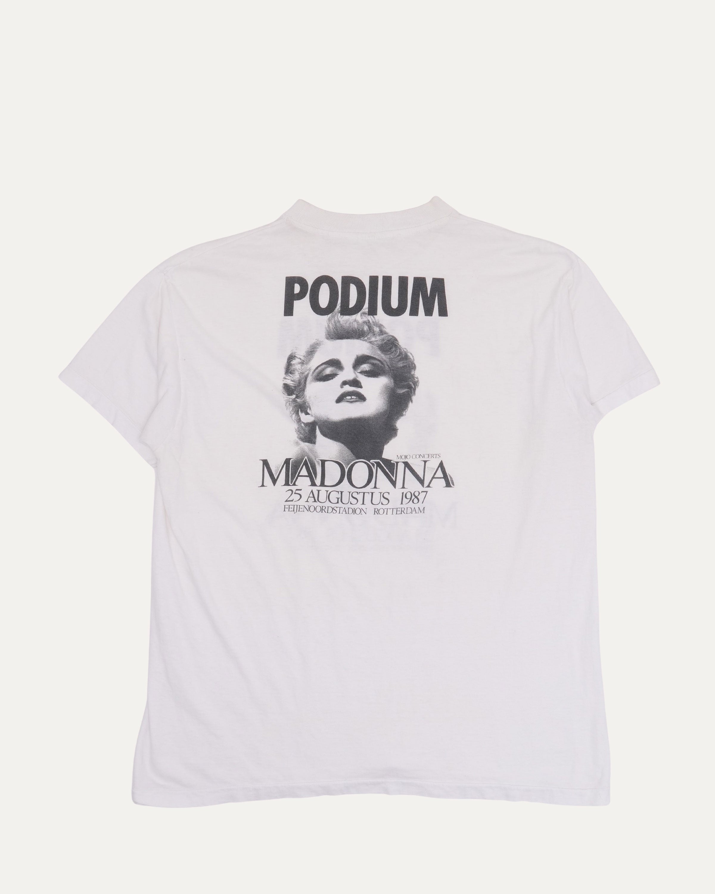Vintage 1987 Madonna 'PODIUM' Rotterdam T-Shirt – Justin Reed